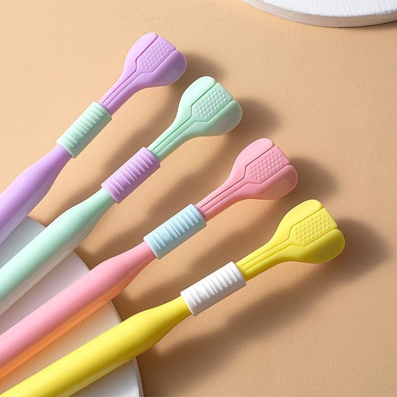Three-Sided Ultra Soft Bristle Toothbrush  Pack of 2
