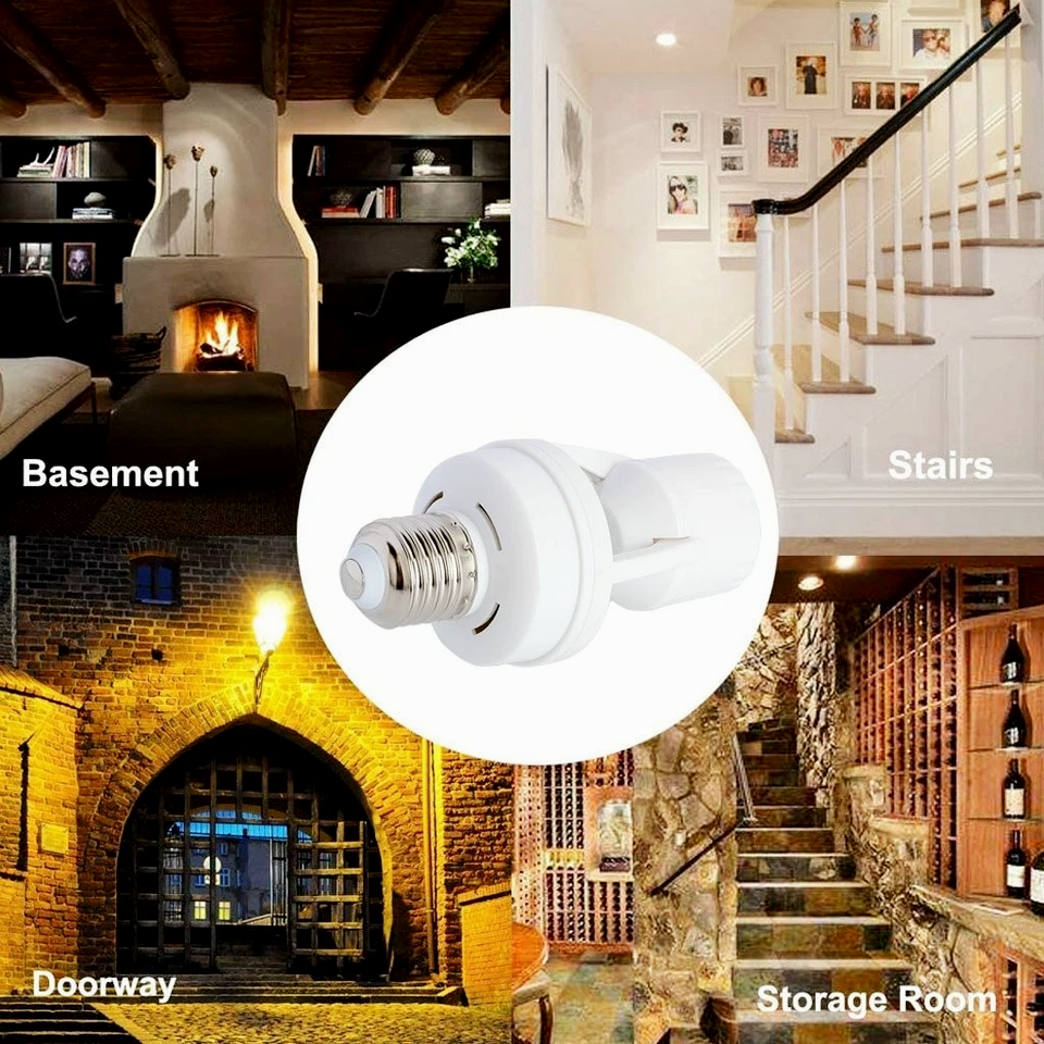 Smart Infrared PIR Motion Sensor E27 Bulb Holder
