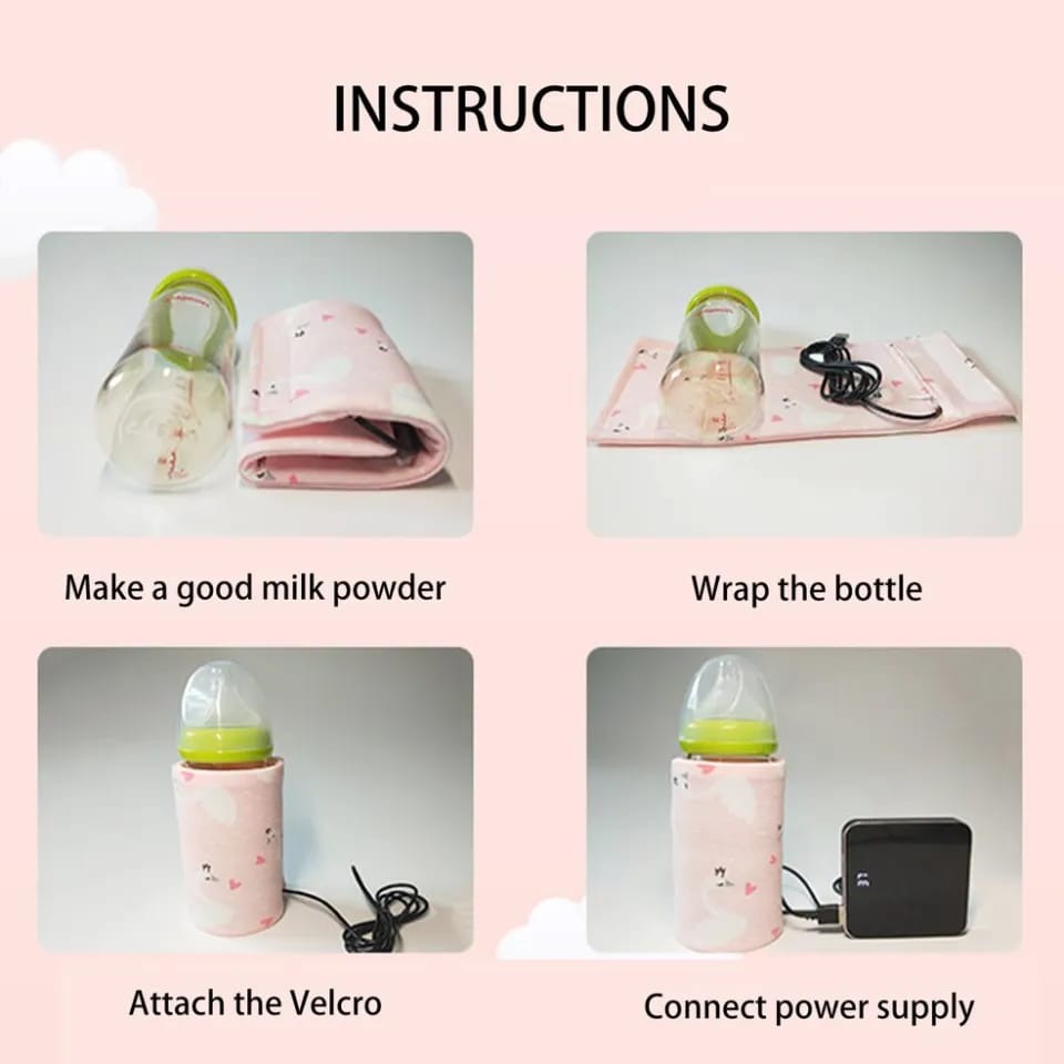 Portable USB Feeder Warmer Pouch