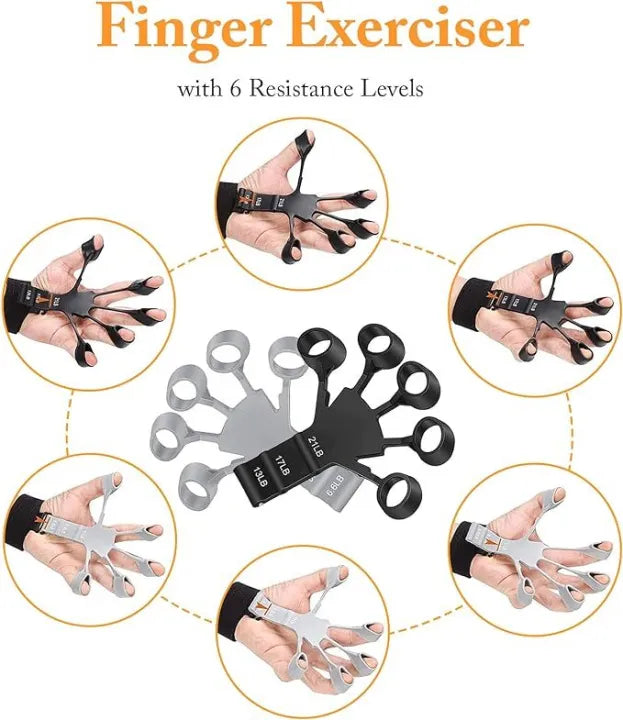 Adjustable Finger Strengthener Hand Grip Trainer