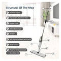 360 Rotating Spray Mop For Floor Cleaning With Refillable Bottle