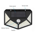 Solar charging Led Induction Motion sensor wall lamp