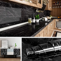 Self-Adhesive Kitchen Marble Sheet Waterproof Heat Resistant(60×200)