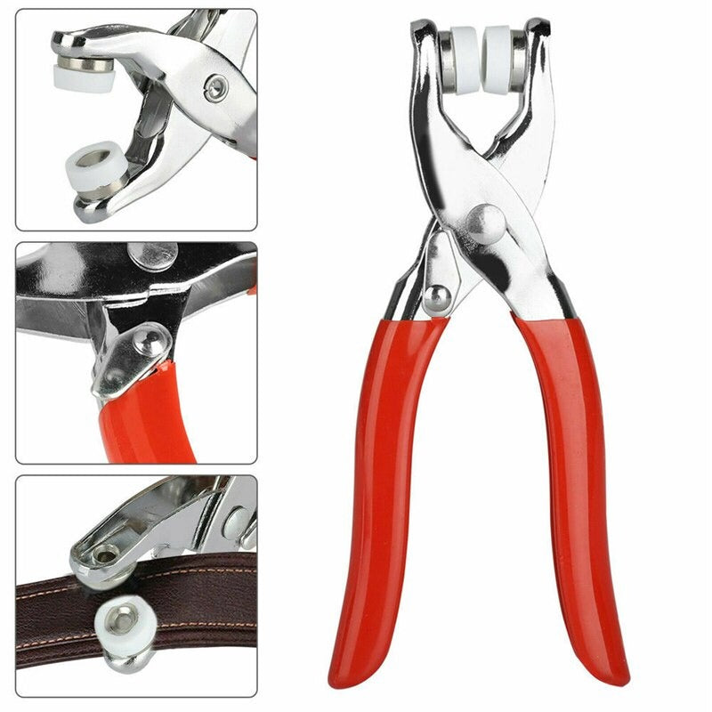 Hand Press Grommet Eyelet Plier Set
