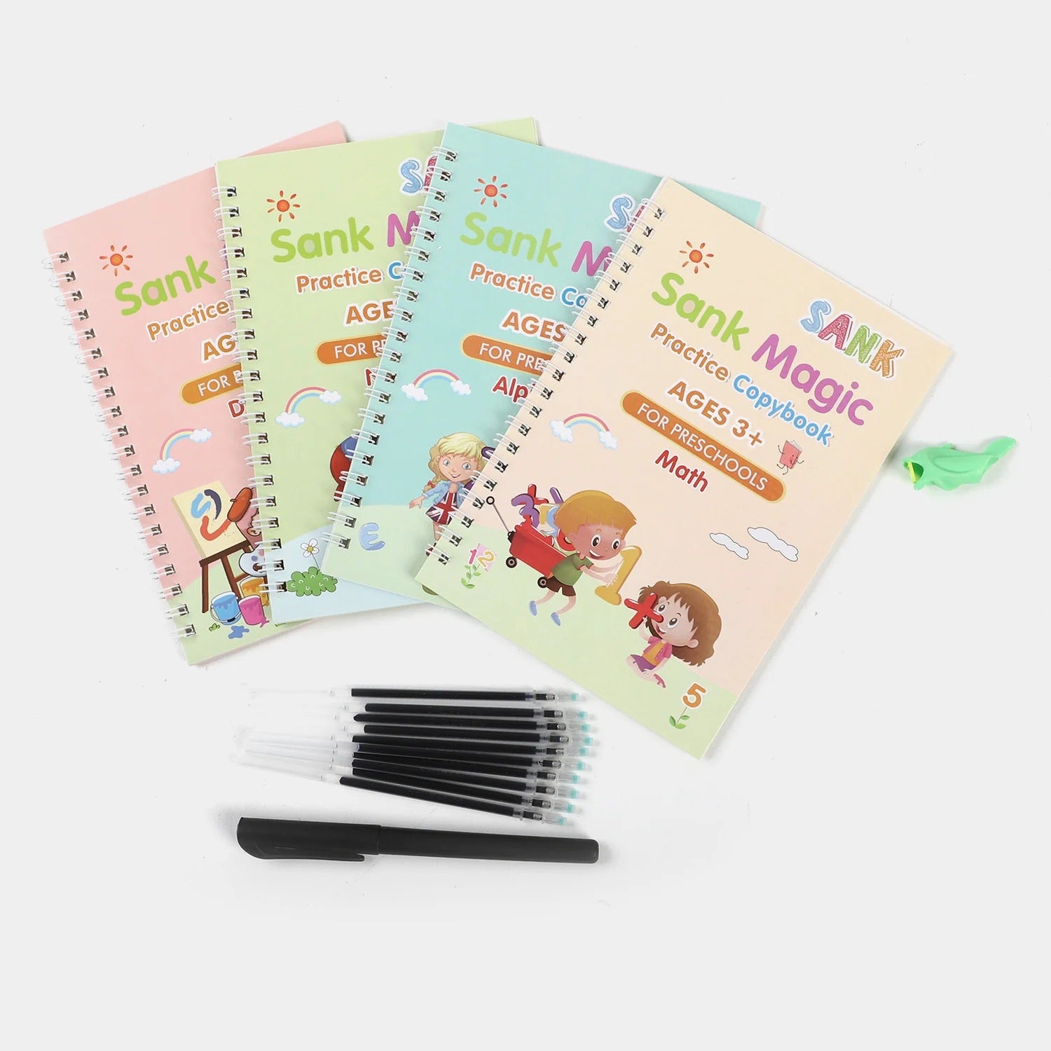 4 Packs Reusable Writing Book